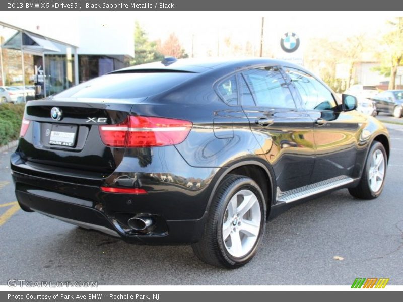 Black Sapphire Metallic / Black 2013 BMW X6 xDrive35i