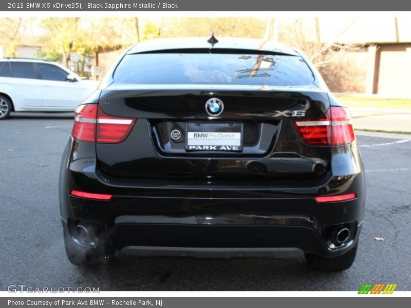 Black Sapphire Metallic / Black 2013 BMW X6 xDrive35i