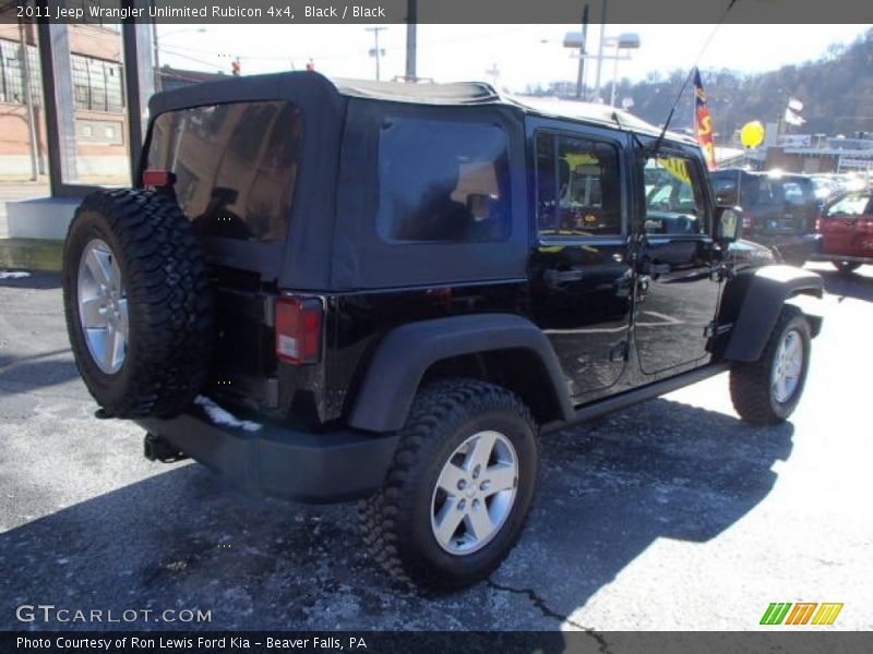 Black / Black 2011 Jeep Wrangler Unlimited Rubicon 4x4