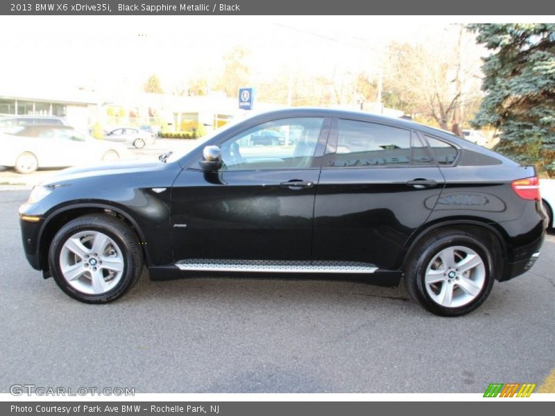 Black Sapphire Metallic / Black 2013 BMW X6 xDrive35i