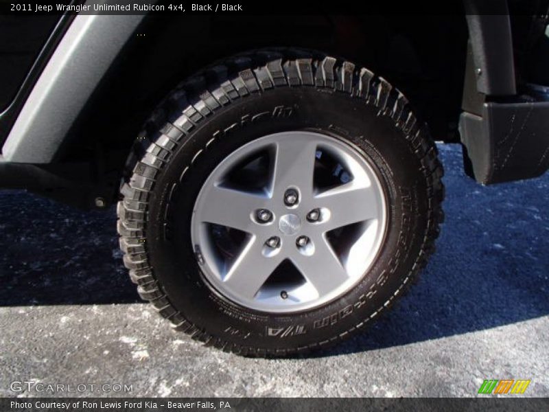 Black / Black 2011 Jeep Wrangler Unlimited Rubicon 4x4