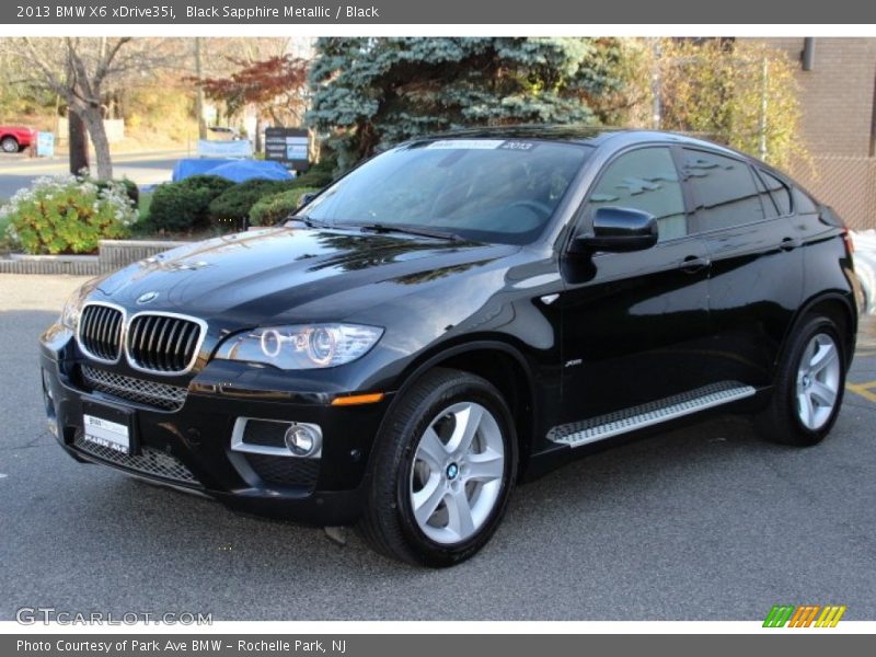 Black Sapphire Metallic / Black 2013 BMW X6 xDrive35i