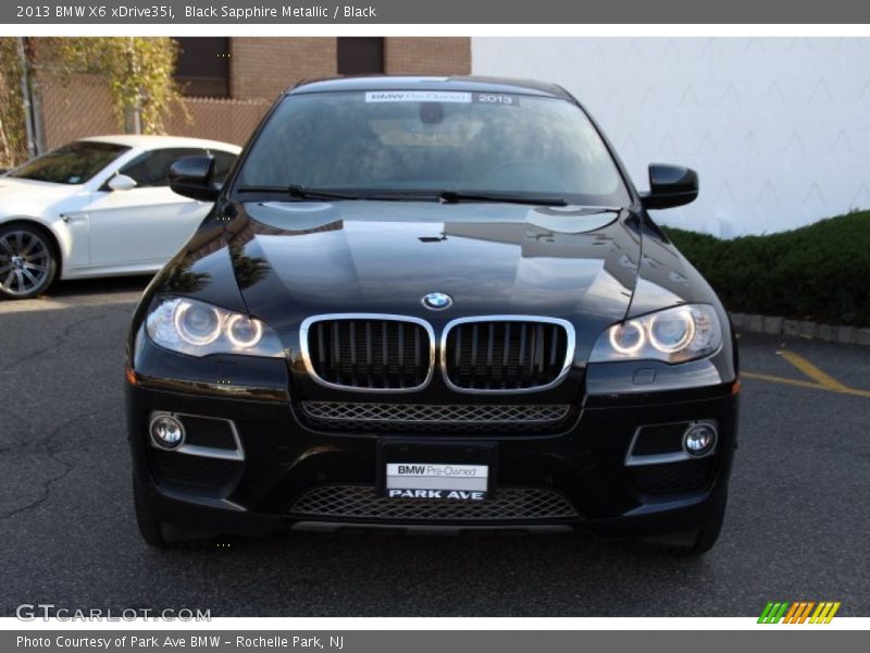 Black Sapphire Metallic / Black 2013 BMW X6 xDrive35i