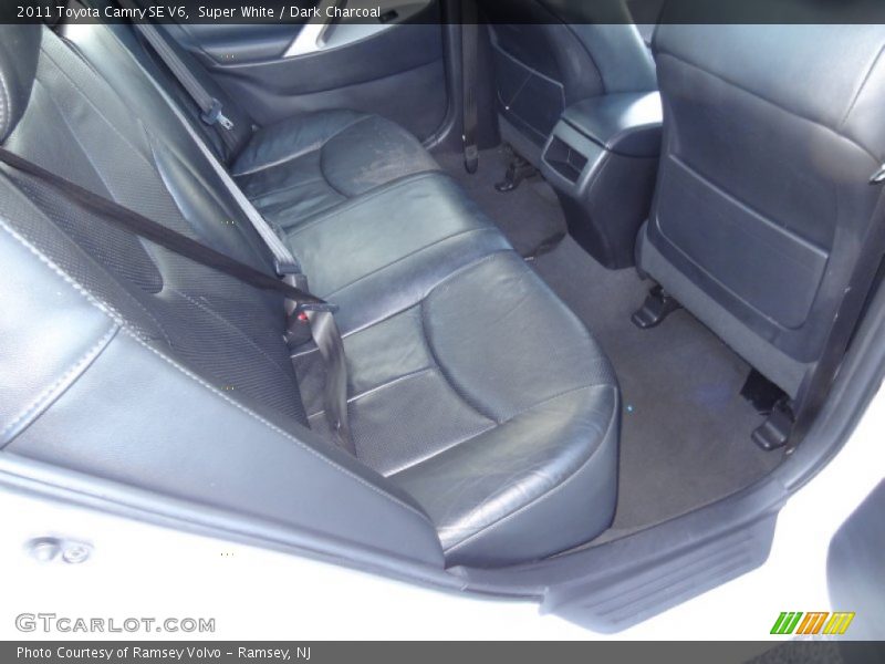 Super White / Dark Charcoal 2011 Toyota Camry SE V6