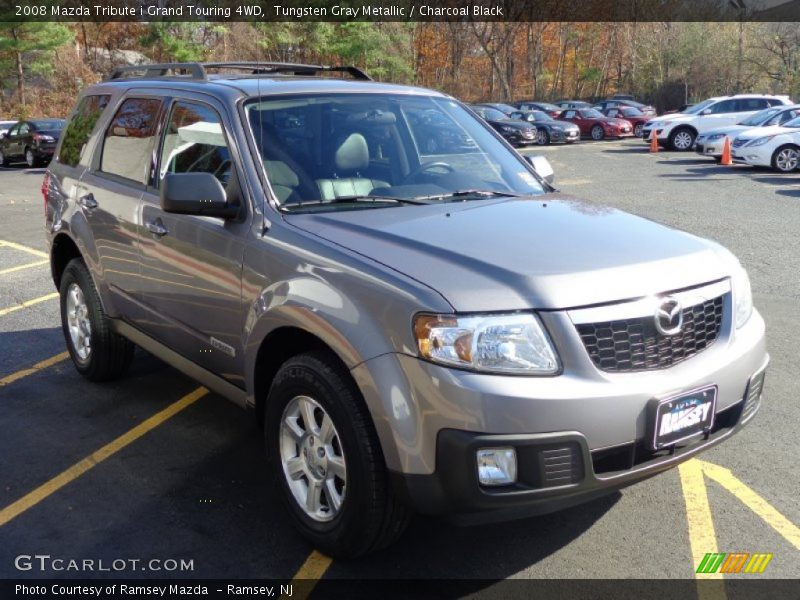 Tungsten Gray Metallic / Charcoal Black 2008 Mazda Tribute i Grand Touring 4WD