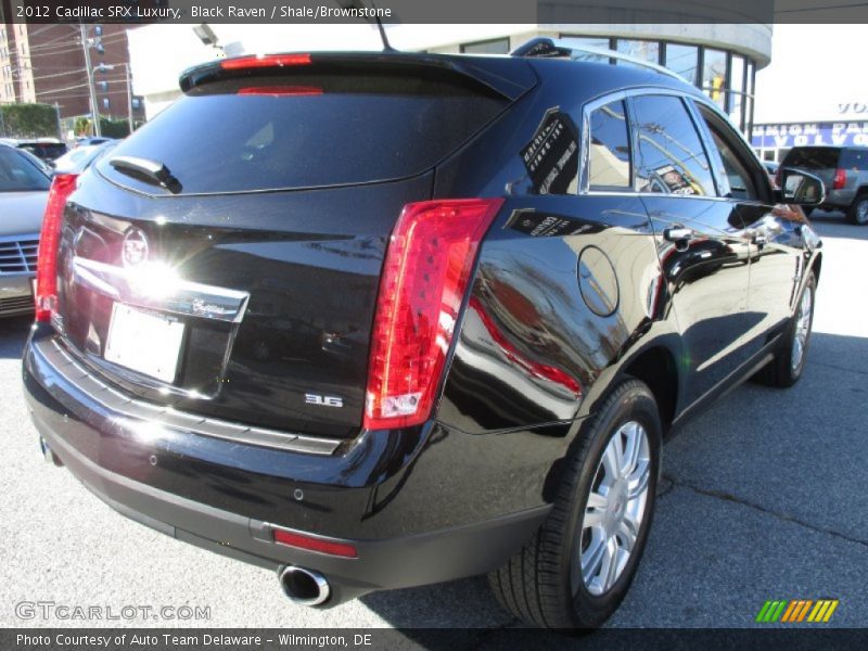 Black Raven / Shale/Brownstone 2012 Cadillac SRX Luxury