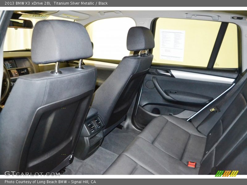 Titanium Silver Metallic / Black 2013 BMW X3 xDrive 28i
