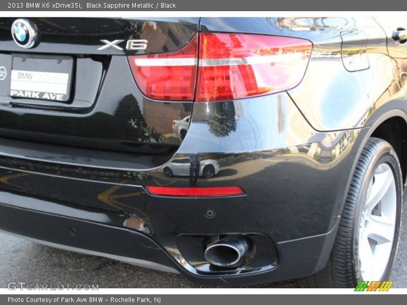 Black Sapphire Metallic / Black 2013 BMW X6 xDrive35i