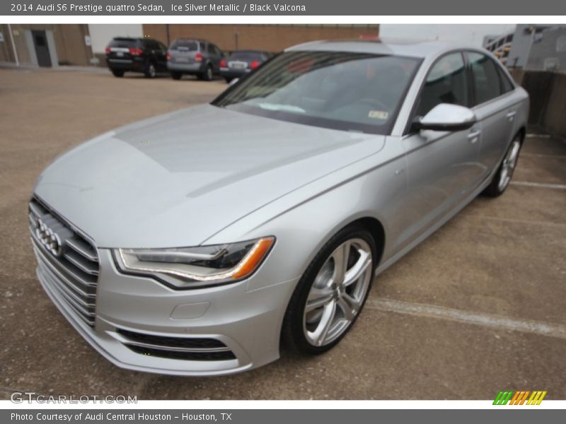 Ice Silver Metallic / Black Valcona 2014 Audi S6 Prestige quattro Sedan