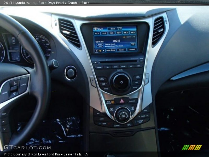 Black Onyx Pearl / Graphite Black 2013 Hyundai Azera