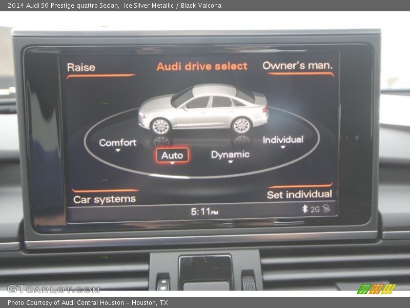 Ice Silver Metallic / Black Valcona 2014 Audi S6 Prestige quattro Sedan