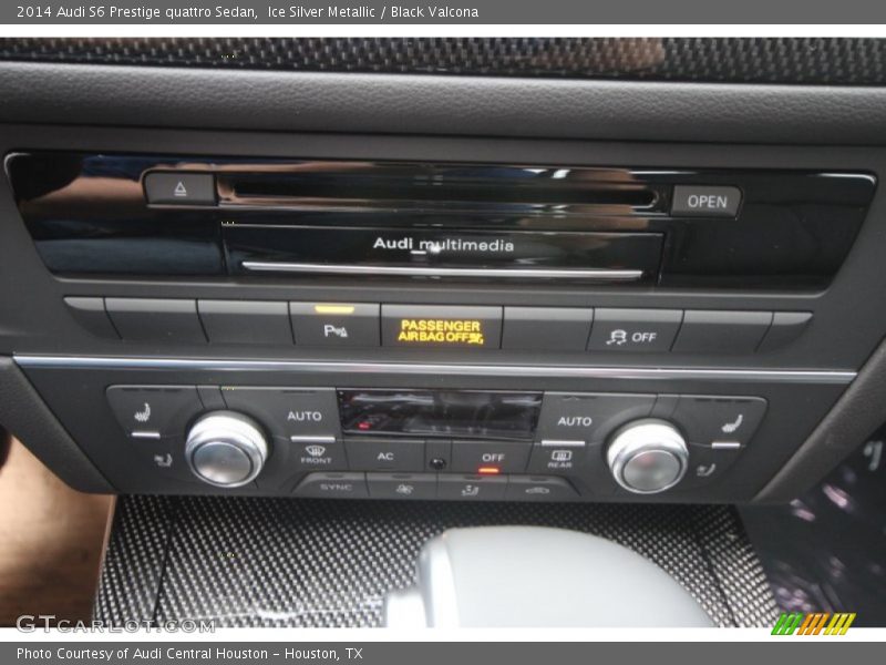 Ice Silver Metallic / Black Valcona 2014 Audi S6 Prestige quattro Sedan
