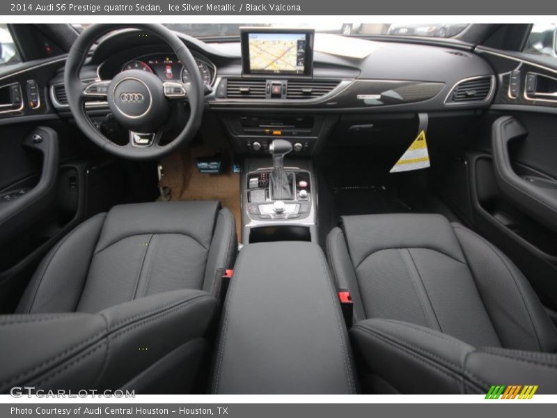 Ice Silver Metallic / Black Valcona 2014 Audi S6 Prestige quattro Sedan