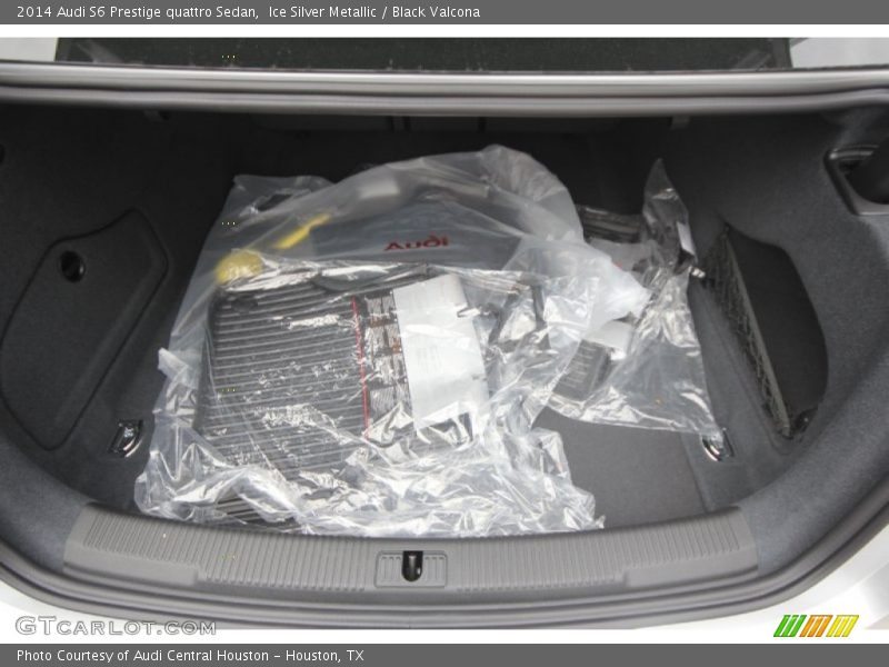 Ice Silver Metallic / Black Valcona 2014 Audi S6 Prestige quattro Sedan