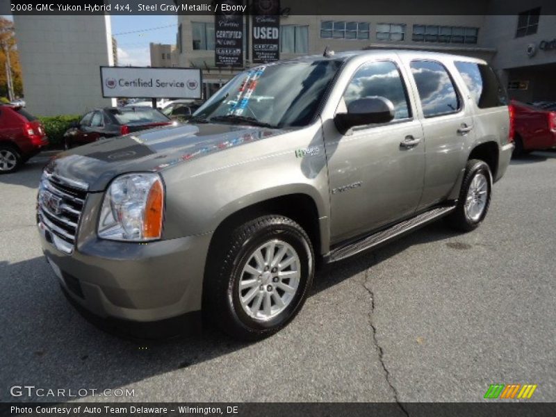 Steel Gray Metallic / Ebony 2008 GMC Yukon Hybrid 4x4