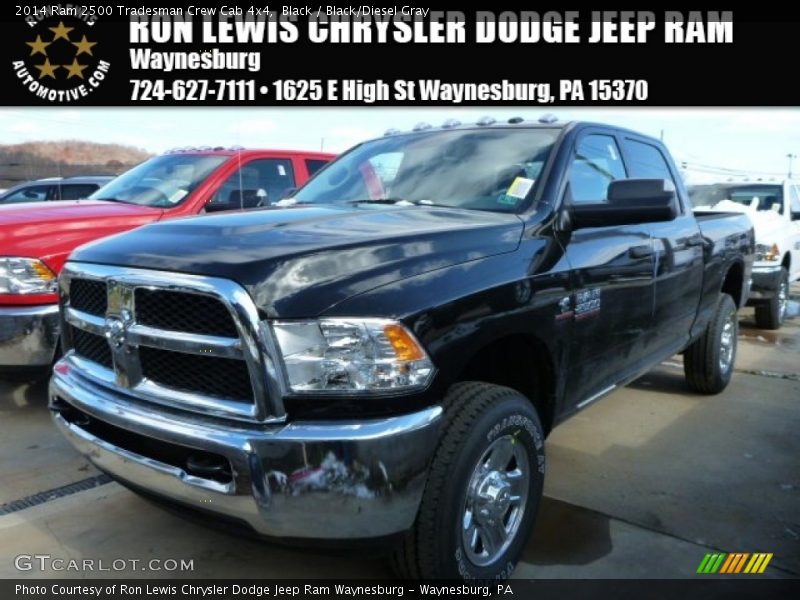 Black / Black/Diesel Gray 2014 Ram 2500 Tradesman Crew Cab 4x4