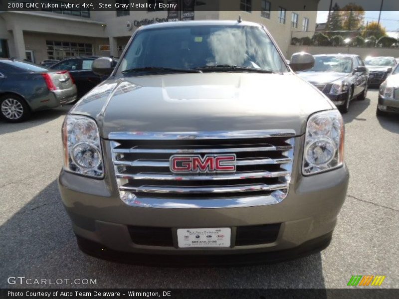 Steel Gray Metallic / Ebony 2008 GMC Yukon Hybrid 4x4