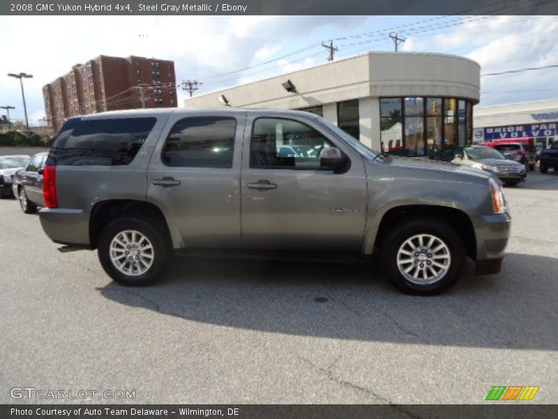Steel Gray Metallic / Ebony 2008 GMC Yukon Hybrid 4x4