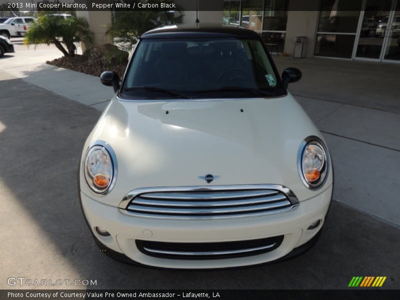 Pepper White / Carbon Black 2013 Mini Cooper Hardtop