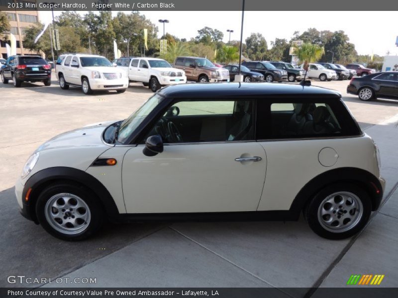 Pepper White / Carbon Black 2013 Mini Cooper Hardtop