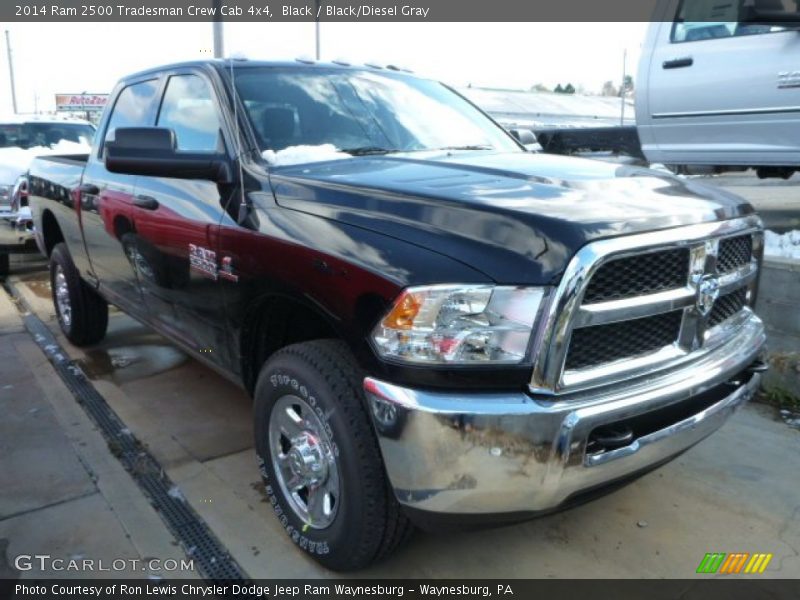 Black / Black/Diesel Gray 2014 Ram 2500 Tradesman Crew Cab 4x4