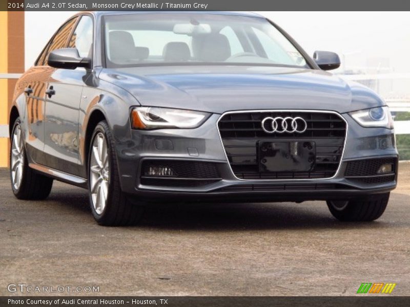 Monsoon Grey Metallic / Titanium Grey 2014 Audi A4 2.0T Sedan