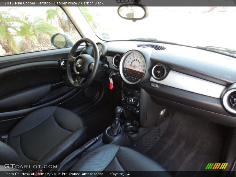 Pepper White / Carbon Black 2013 Mini Cooper Hardtop