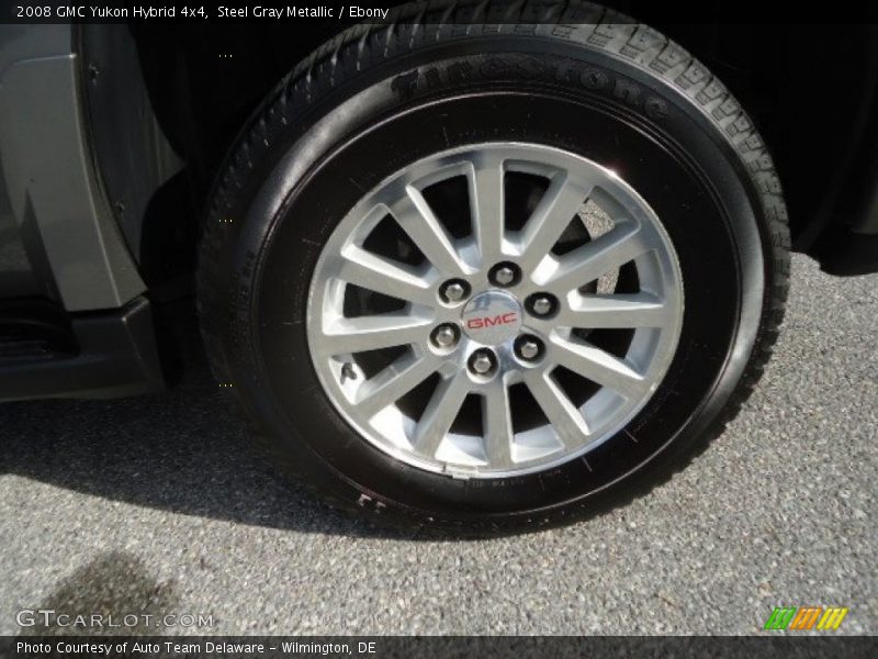 Steel Gray Metallic / Ebony 2008 GMC Yukon Hybrid 4x4
