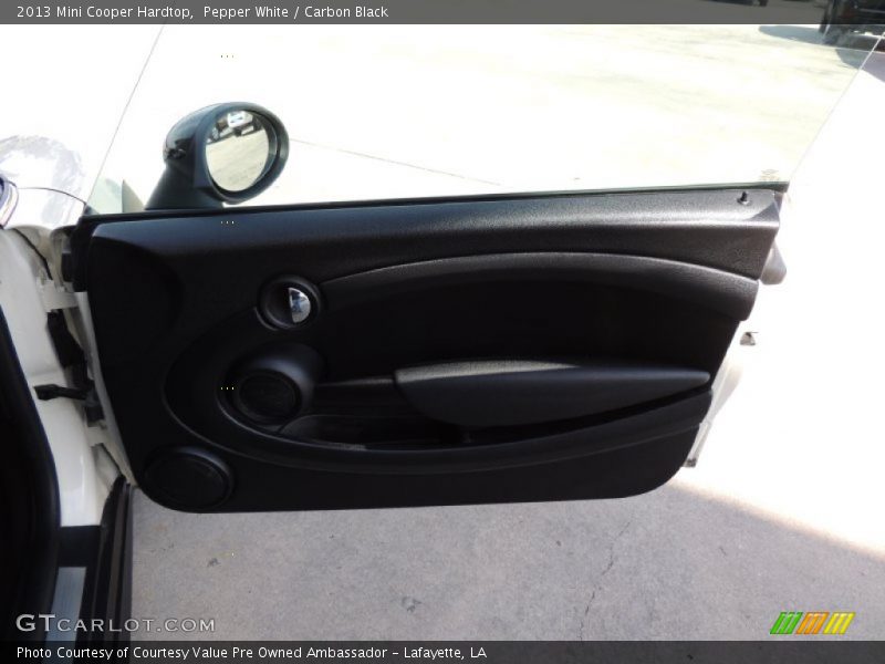 Pepper White / Carbon Black 2013 Mini Cooper Hardtop