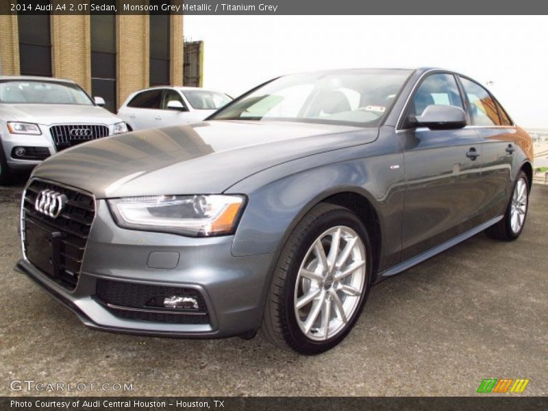 Monsoon Grey Metallic / Titanium Grey 2014 Audi A4 2.0T Sedan