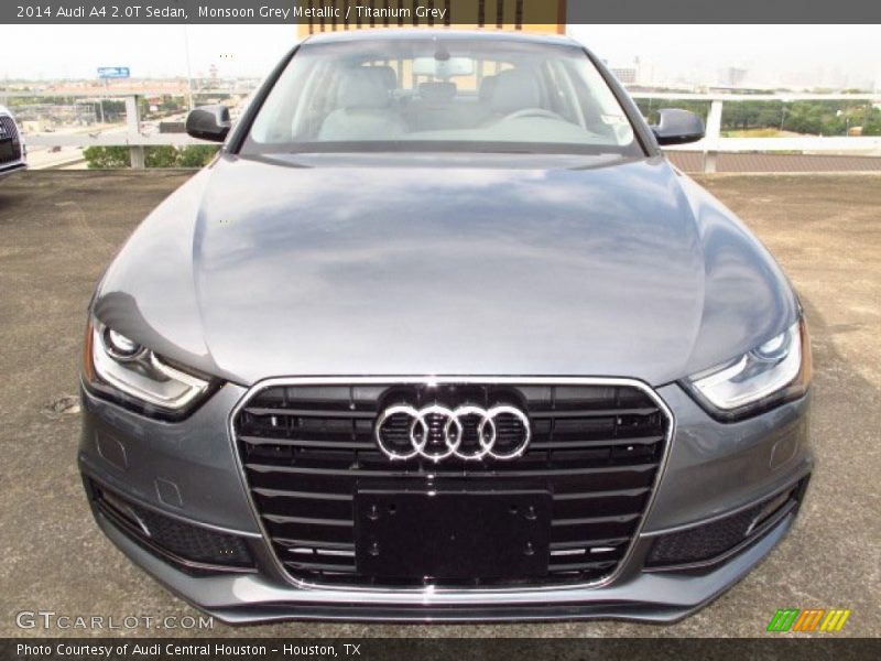 Monsoon Grey Metallic / Titanium Grey 2014 Audi A4 2.0T Sedan