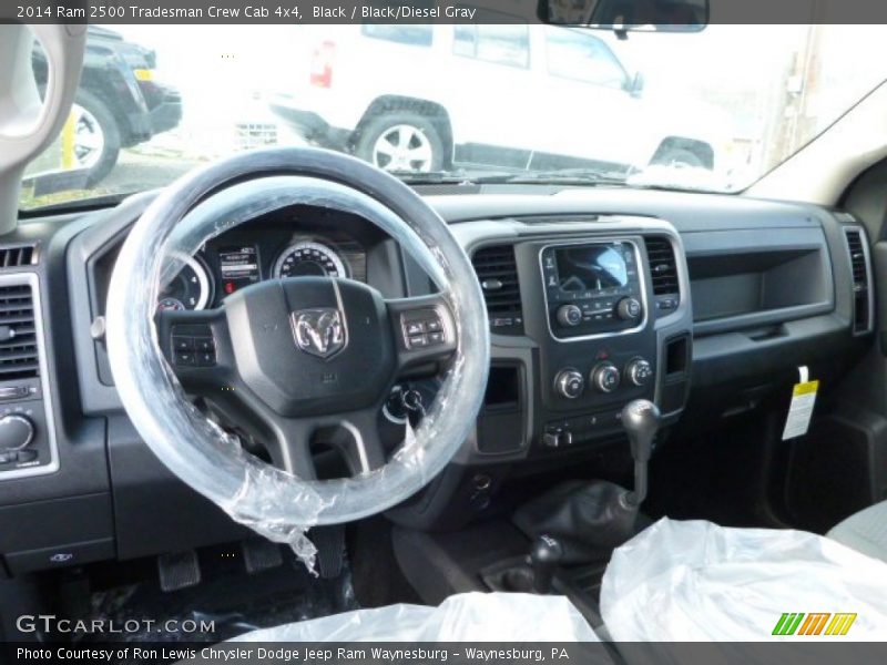 Black / Black/Diesel Gray 2014 Ram 2500 Tradesman Crew Cab 4x4