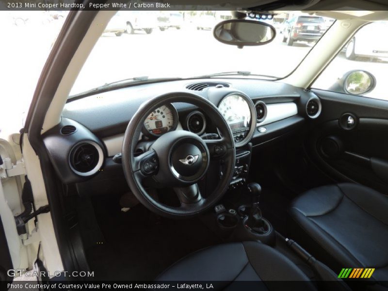 Pepper White / Carbon Black 2013 Mini Cooper Hardtop