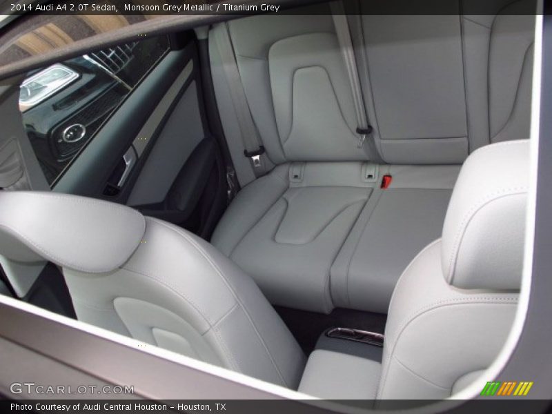 Monsoon Grey Metallic / Titanium Grey 2014 Audi A4 2.0T Sedan