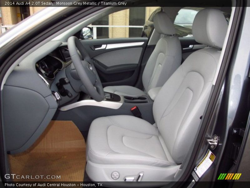 Monsoon Grey Metallic / Titanium Grey 2014 Audi A4 2.0T Sedan