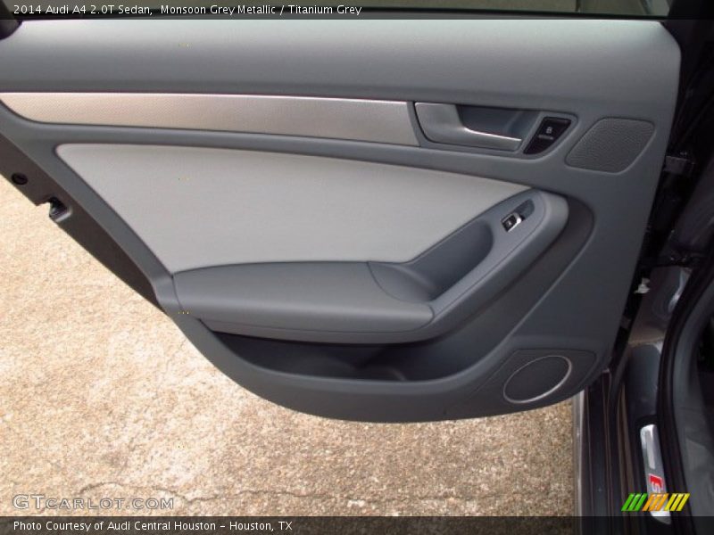 Monsoon Grey Metallic / Titanium Grey 2014 Audi A4 2.0T Sedan