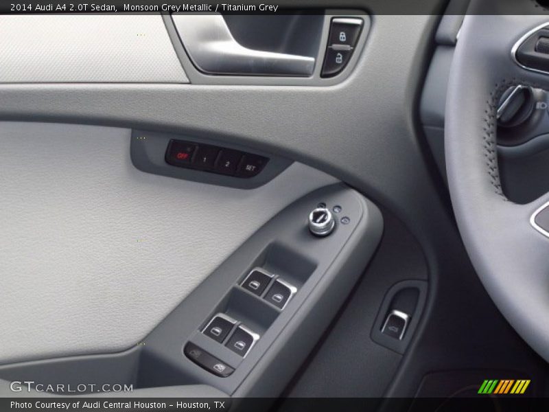 Monsoon Grey Metallic / Titanium Grey 2014 Audi A4 2.0T Sedan