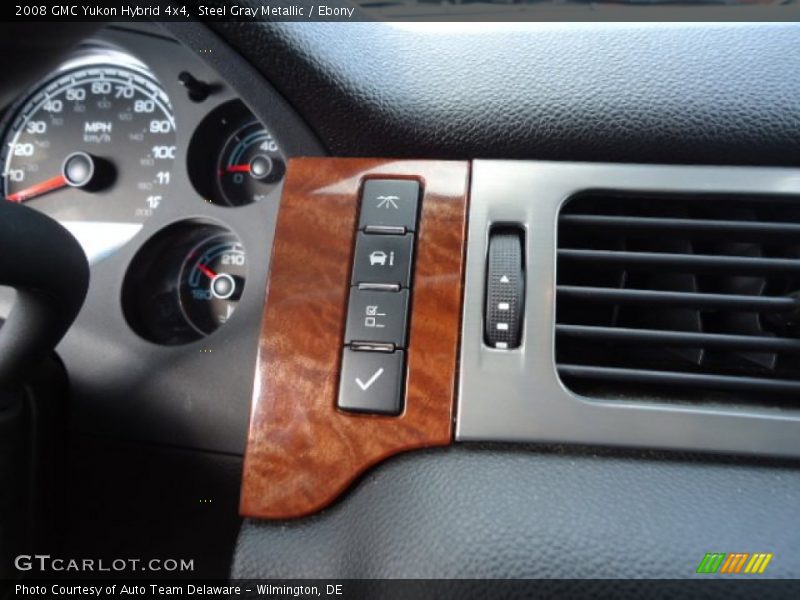 Steel Gray Metallic / Ebony 2008 GMC Yukon Hybrid 4x4