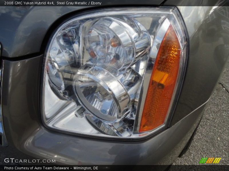 Steel Gray Metallic / Ebony 2008 GMC Yukon Hybrid 4x4