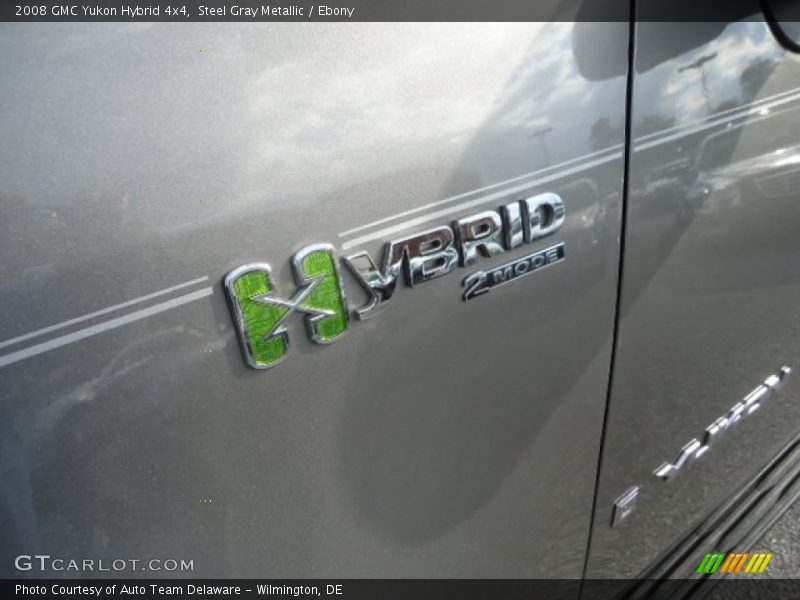 Steel Gray Metallic / Ebony 2008 GMC Yukon Hybrid 4x4