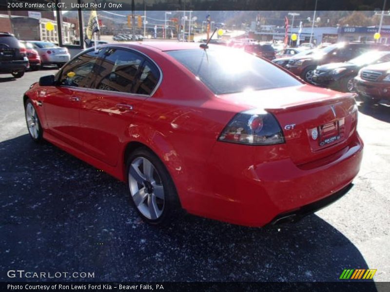 Liquid Red / Onyx 2008 Pontiac G8 GT