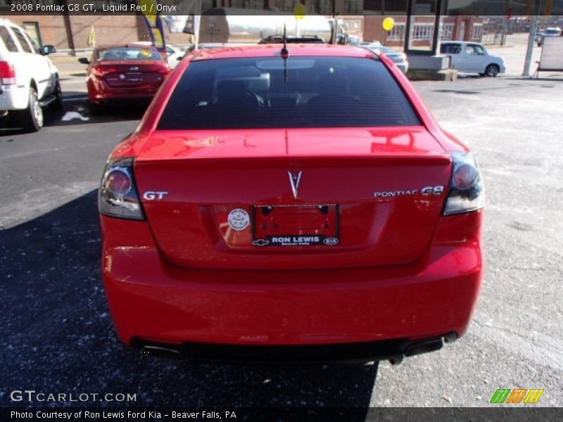 Liquid Red / Onyx 2008 Pontiac G8 GT