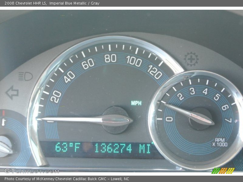 Imperial Blue Metallic / Gray 2008 Chevrolet HHR LS