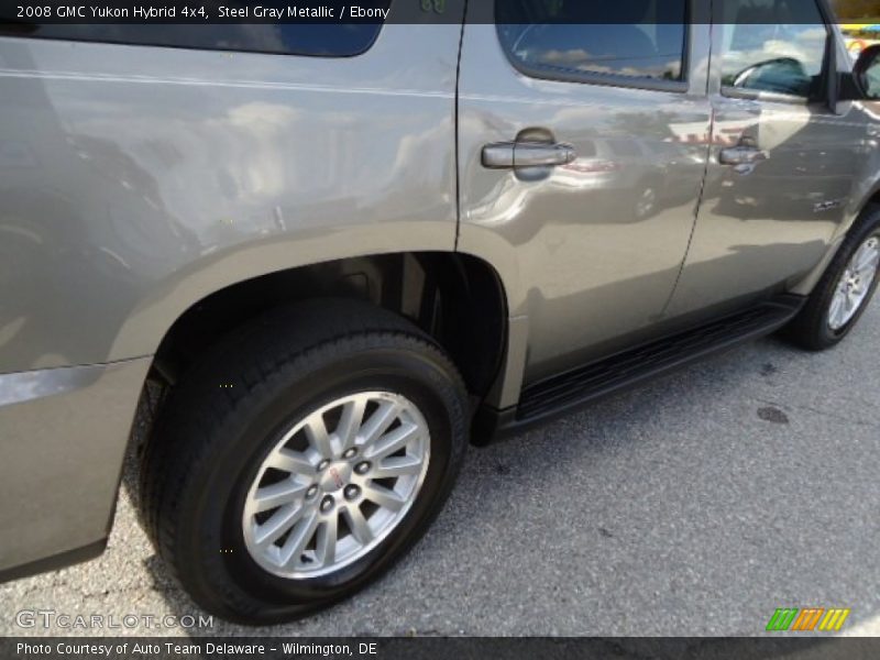 Steel Gray Metallic / Ebony 2008 GMC Yukon Hybrid 4x4