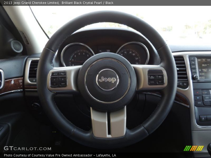 Brilliant Black Crystal Pearl / Black 2013 Jeep Grand Cherokee Limited