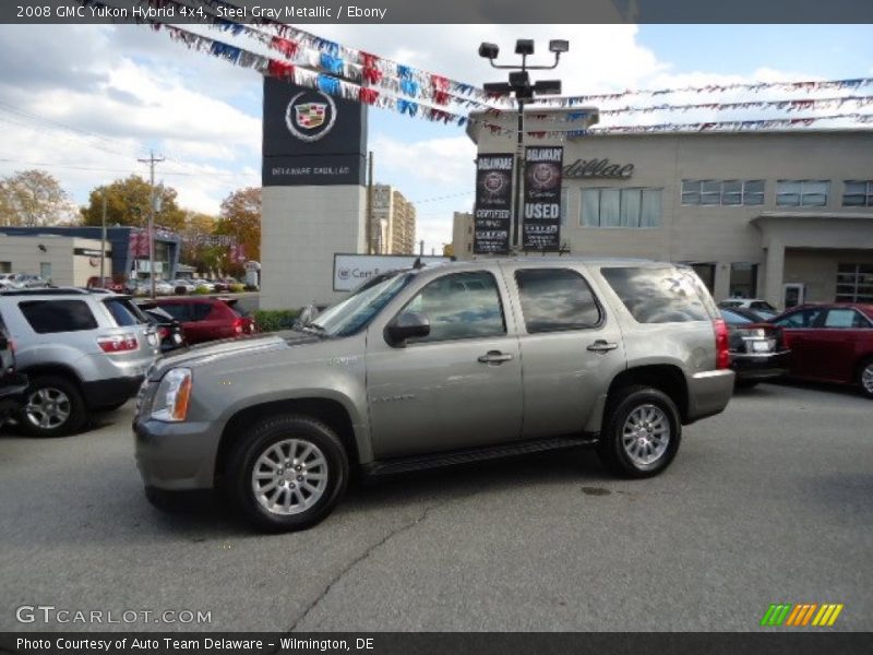 Steel Gray Metallic / Ebony 2008 GMC Yukon Hybrid 4x4