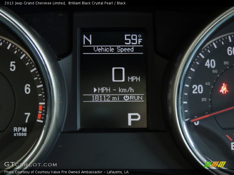 Brilliant Black Crystal Pearl / Black 2013 Jeep Grand Cherokee Limited
