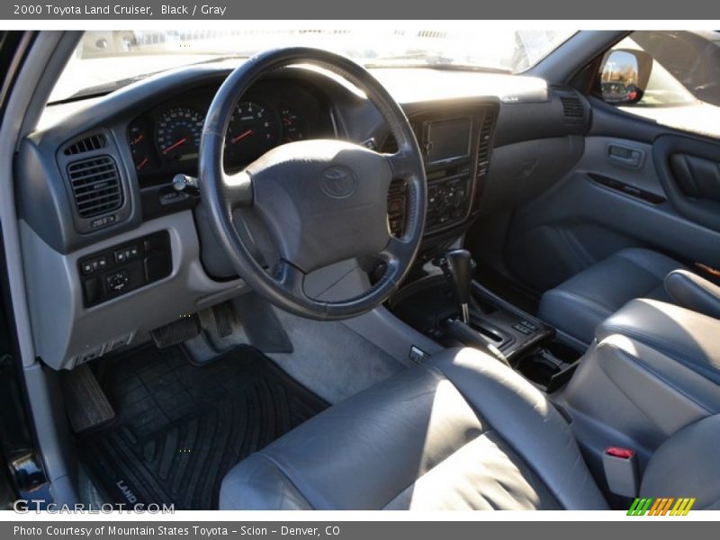 Black / Gray 2000 Toyota Land Cruiser