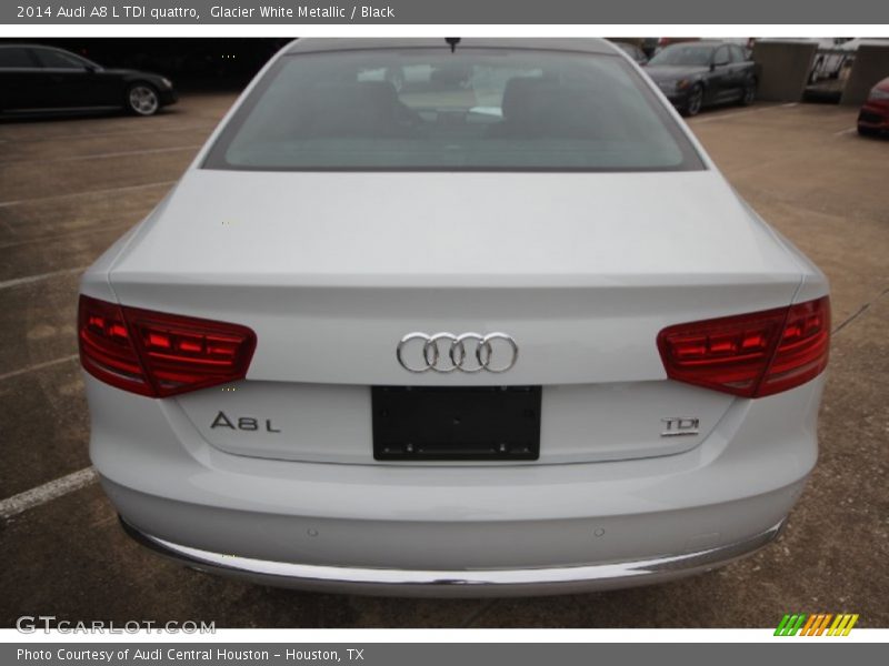 Glacier White Metallic / Black 2014 Audi A8 L TDI quattro