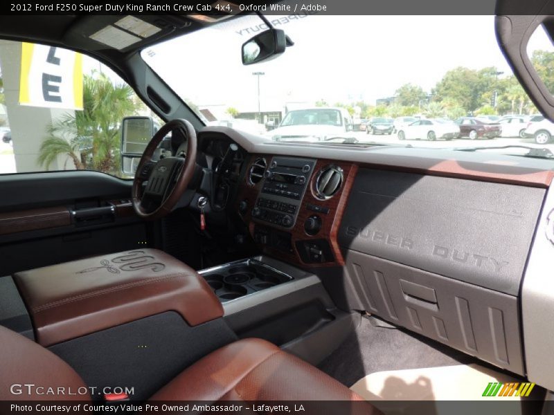 Oxford White / Adobe 2012 Ford F250 Super Duty King Ranch Crew Cab 4x4